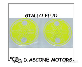 COPPIA ADESIVI TMAX 500 530 GIALLO FLUO