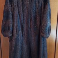 Pelliccia con cappello in castoro