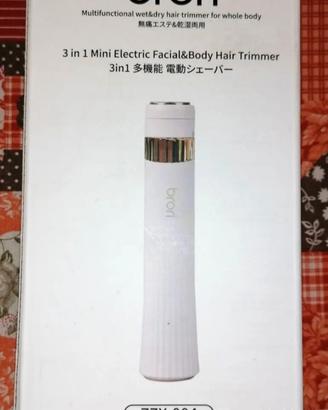 Epilatore viso donna ricaricabile USB