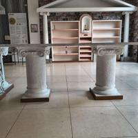 Tavolo in marmo di Carrara 