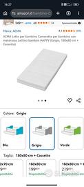 Letto bambini e materasso
