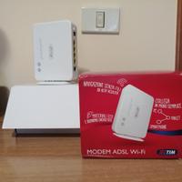 Crimpatrice, modem Tim e accessori