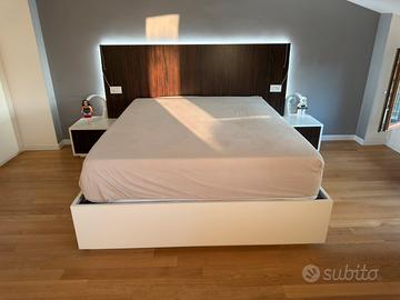 Letto + testata + comodini