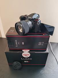 Fotocamera Panasonic Lumix S5D con Obiettivo 50 mm