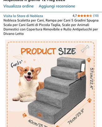 scaletta per cani