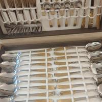 Servizio Posate Inoxpran Acciaio ed Oro Zecchino