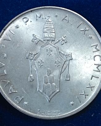 Paolo VI, 500 lire in argento del 1971 Fdc