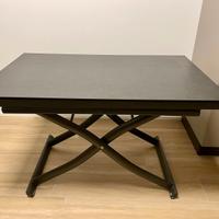 Tavolo allungabile Dione, piano in gres