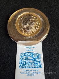 Fermacarte in vetro artistico di Murano
