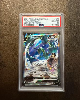 Rayquaza V PSA 10 - s7R 076 - Blue Sky Stream jap