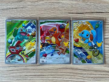 Trio starter kanto compagni d’avventura pokemon