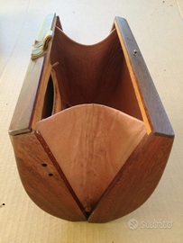 Borsa vintage in legno