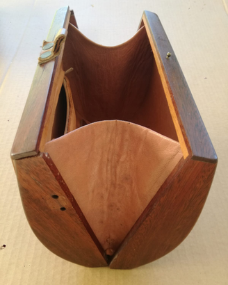 Borsa vintage in legno