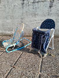 Sdraietta e zaino neonati