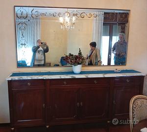 credenza con specchio 