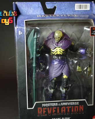 MASTER OF THE UNIVERSE-SCARE GLOW SKELETOR-MATTEL