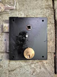 4 serrature da cancelletto a incasso con chiavi