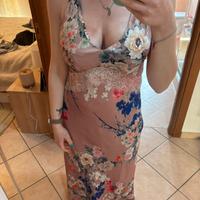 Vestito cerimonia seta