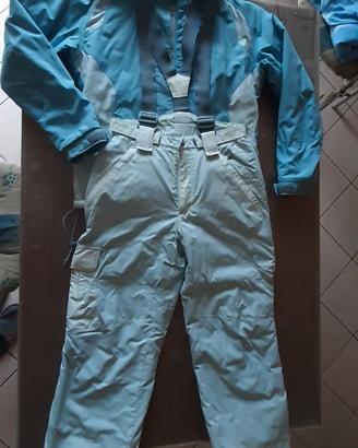 Tuta da sci spezzata