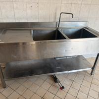 Lavandino a due vasche