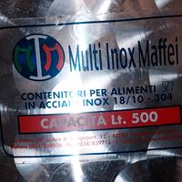 Botte in acciaio inox 18/10 da 500 l