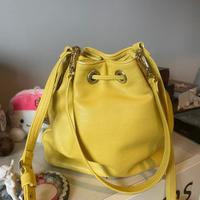 Borsa a secchiello gialla