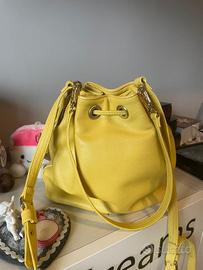 Borsa a secchiello gialla
