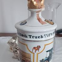 DECANTER BOURBON WHISKEY WILD TURKEY MACK TRUCKS