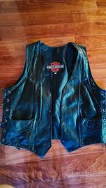 gilet moto in pelle Harley favidson