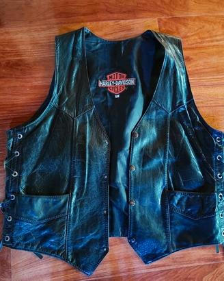 gilet moto in pelle Harley favidson