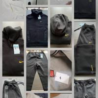 tuta nike fleece tech nike completo pantaloni 