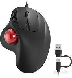 Mouse M509 Trackball Nulea cablato, design ergonom