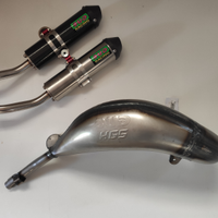 Scarico HGS BUD Honda Cr 125 92/97 nuovo motocross