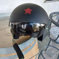 casco vintage pilota aeronautica militare italiana