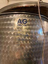 Tino da vino in acciaio inossidabile nuovo