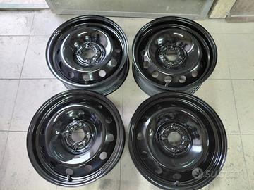 Cerchi in acciaio da 15 pollici per Fiat Panda ecc