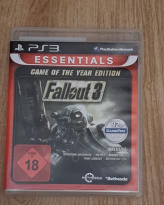FALLOUT 3 GAME OF THE YEAR PS3
