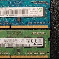 Due moduli Samsung 4GB 1Rx8 PC3L-12800S M471B5173E