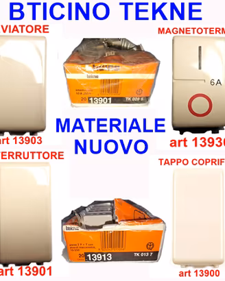 BTICINO TEKNE materiale nuovo