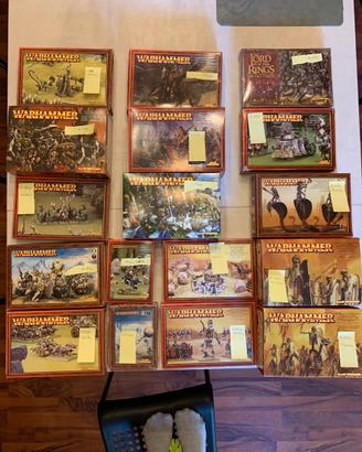 Modellini WARHAMMER (e un Signore degli Anelli)