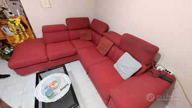 Divano Letto Rosso