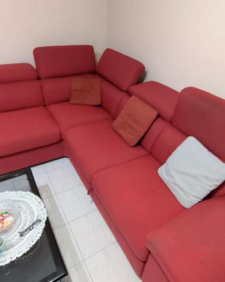 Divano Letto Rosso