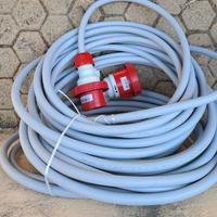 CAVO  25 METRI DI CAVO 5 X 10 MQ CON PRESA E SPINA