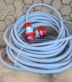 CAVO  25 METRI DI CAVO 5 X 10 MQ CON PRESA E SPINA