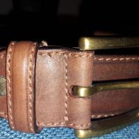 Cinta pelle marrone The Bridge