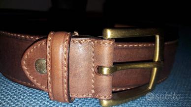 Cinta pelle marrone The Bridge