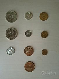 serie rubli copechi URSS 1962 fior di conio