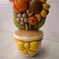 Vaso fiori e coccinella Thun