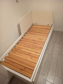 Letto singolo con letto estraibile 