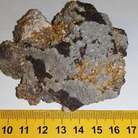 Minerale da collezione: Wulfenite Barite